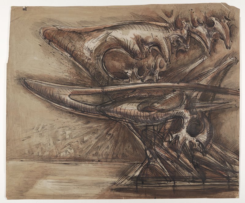Night Flight (Sculpture Study), Theodore Roszak, 1957