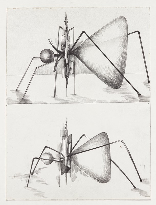 Space Insect (2 Studies), Theodore Roszak, 1974