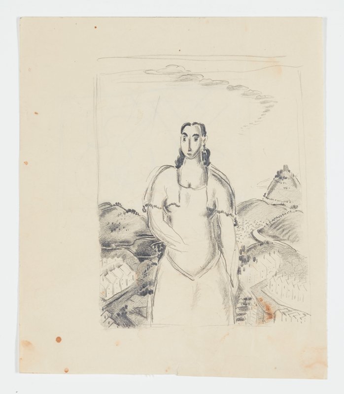 Drawing, Theodore Roszak, 20th century