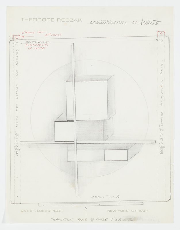 Drawing, Theodore Roszak, 20th century