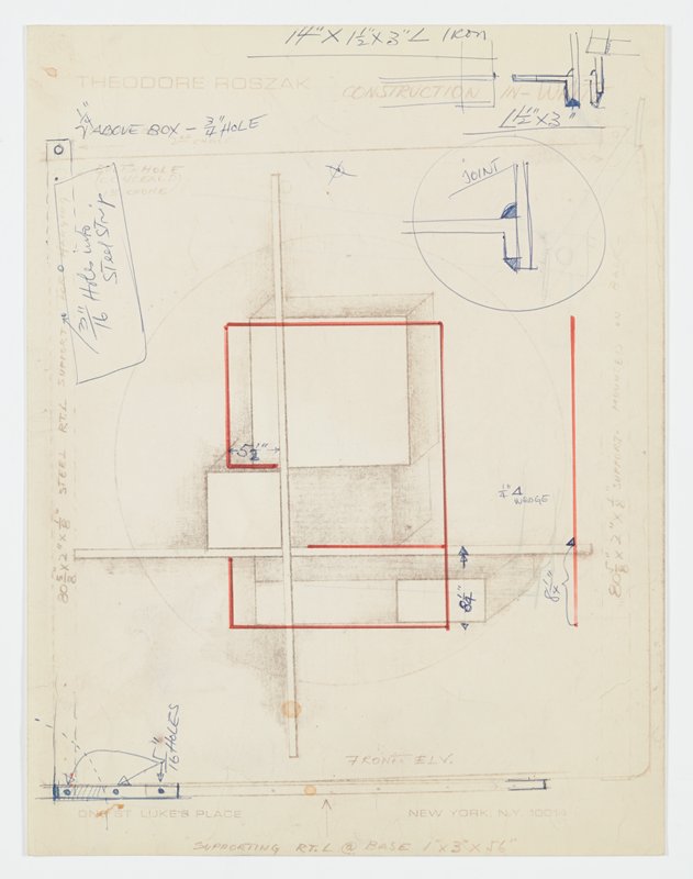 Drawing, Theodore Roszak, 20th century