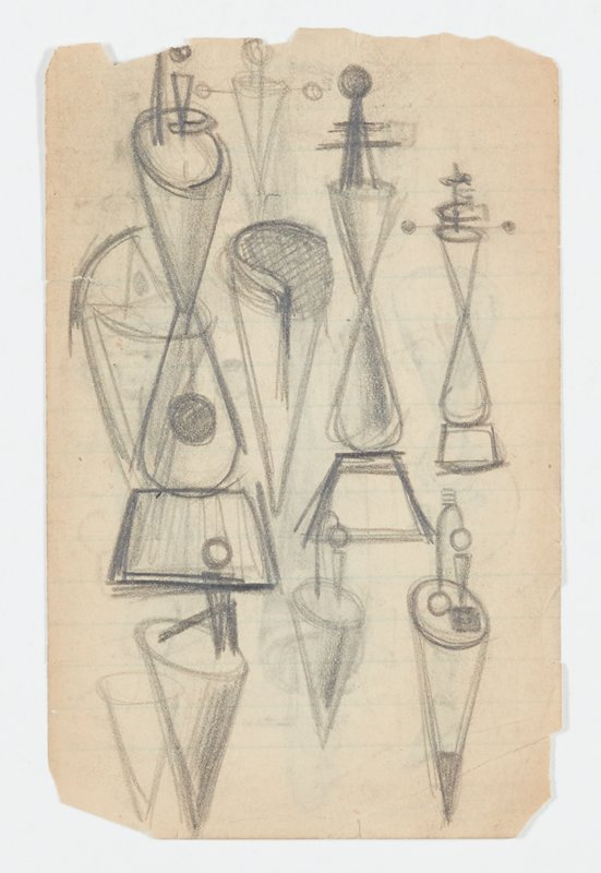 [recto and verso], Theodore Roszak, 20th century