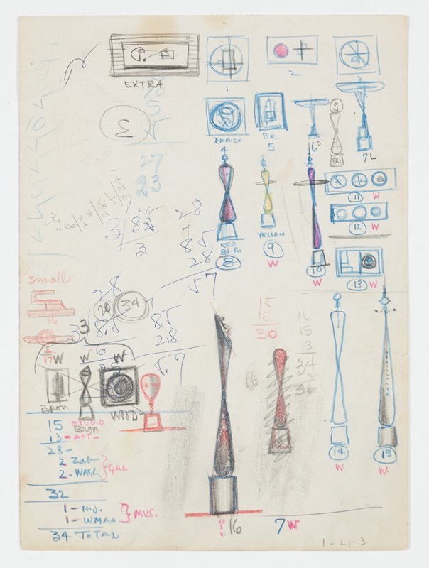 Drawing, Theodore Roszak, 20th century