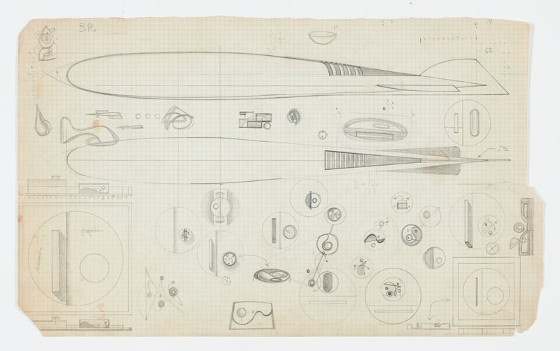 Drawing, Theodore Roszak, 20th century