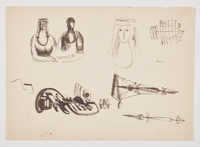 Drawing, Theodore Roszak, 20th century