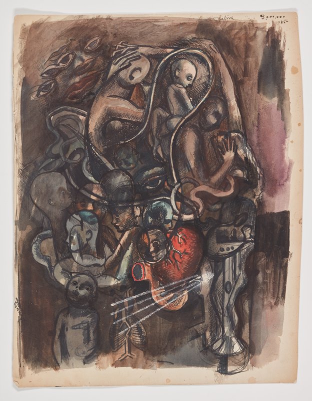 Drawing, Theodore Roszak, 20th century