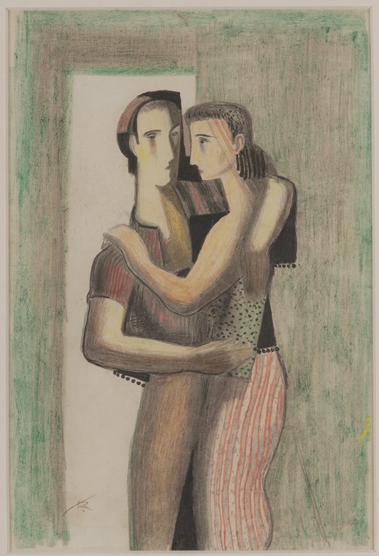 Couple Embracing, Theodore Roszak, 20th century