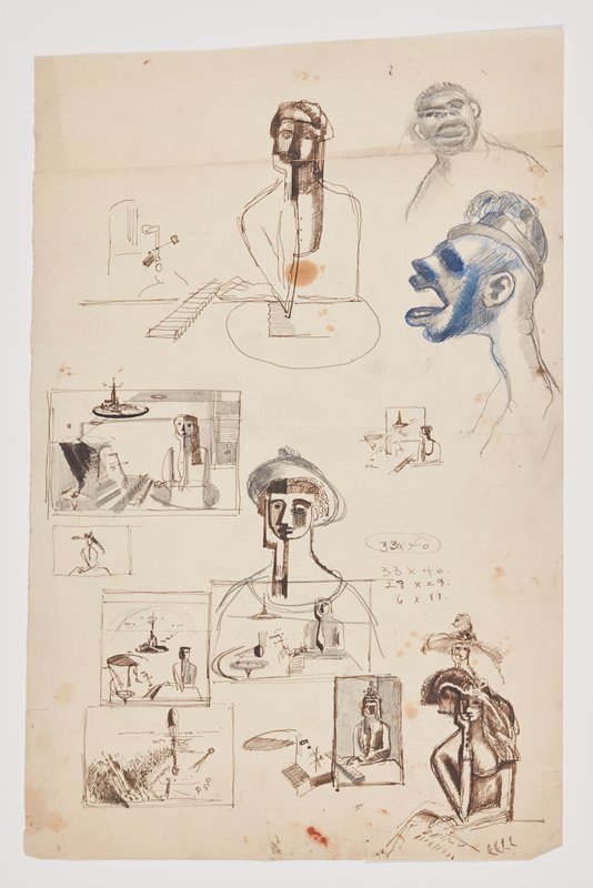 Drawing, Theodore Roszak, 20th century
