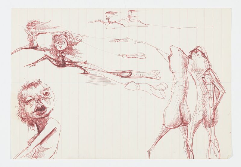 Lithography Drawing, Theodore Roszak, 20th century