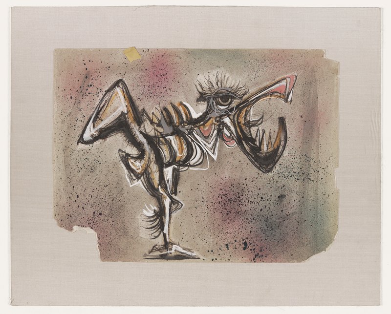Gouache, Theodore Roszak, 20th century