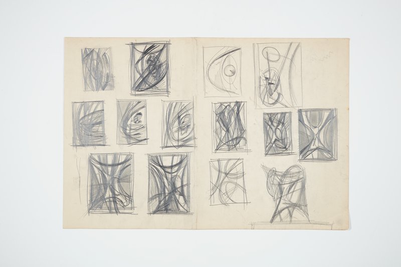 Gouache Drawing, Theodore Roszak, 20th century