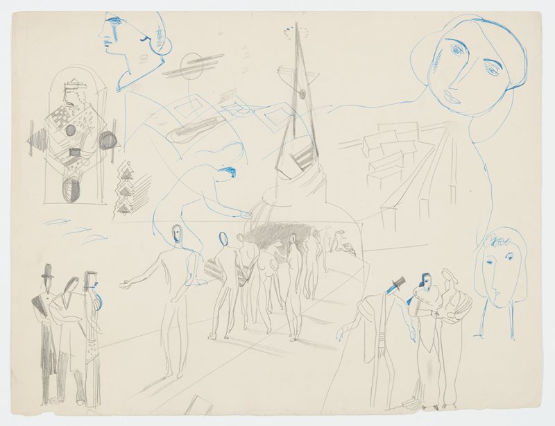 Drawing, Theodore Roszak, 20th century
