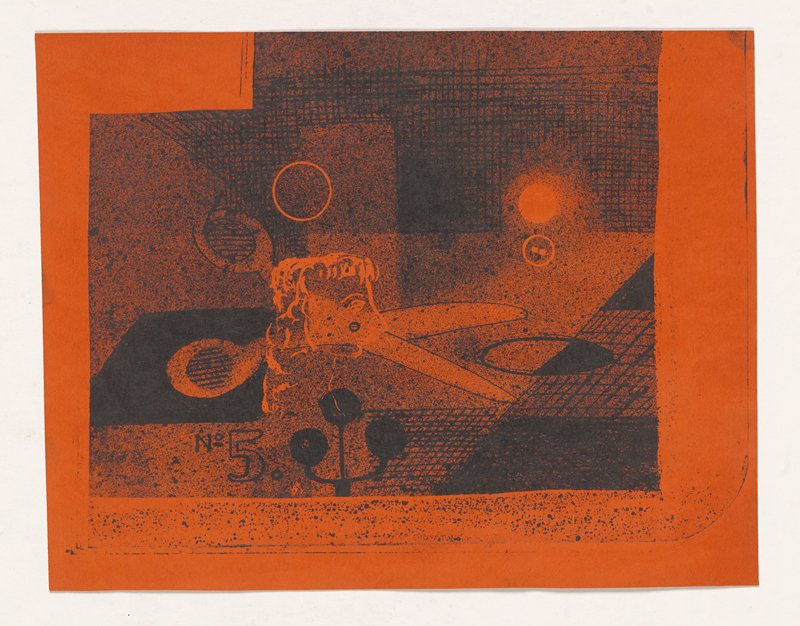 Scissors and the Number 5, Theodore Roszak, 1931