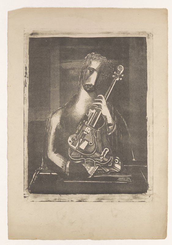 Man With Violin, Theodore Roszak, 1933