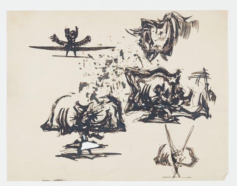 Drawing, Theodore Roszak, 20th century