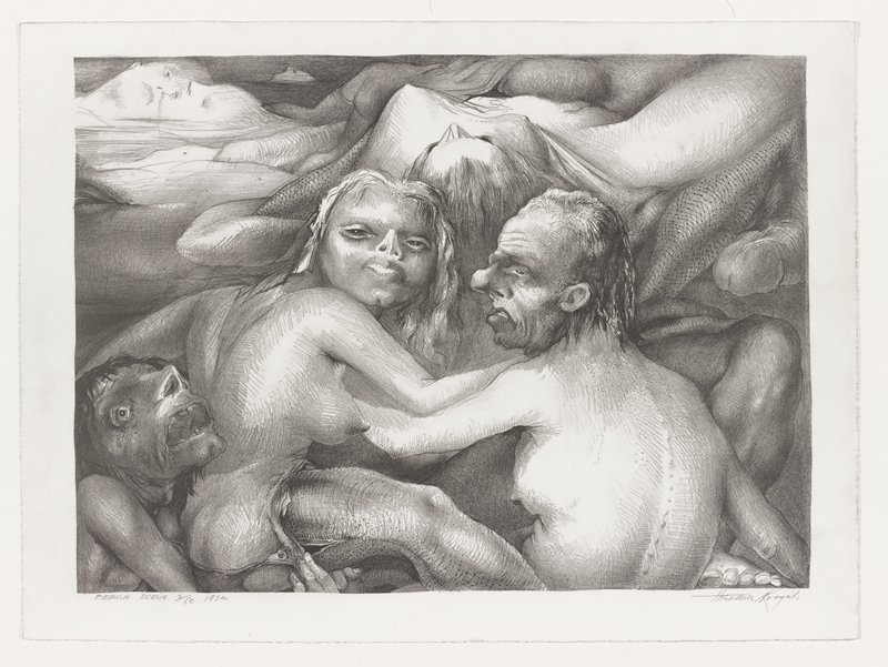 Drawing, Theodore Roszak, 1972