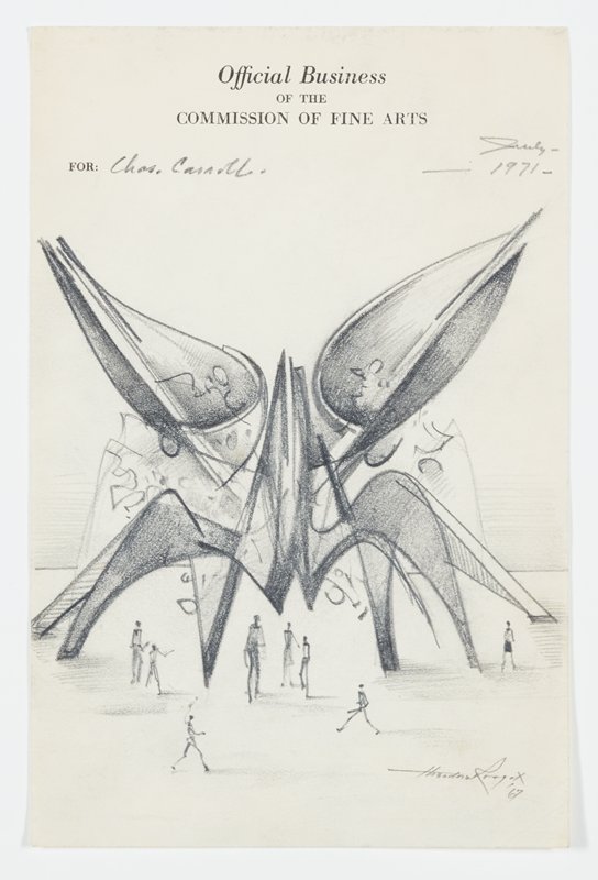 Drawing, Theodore Roszak, 1967
