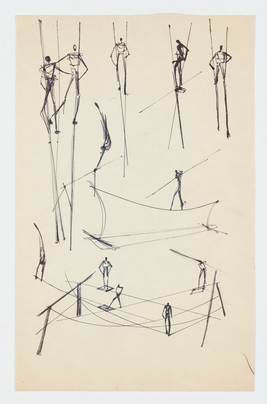 Figure Studies Tightrope, Theodore Roszak, 20th century