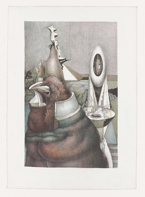 Rooster and Egg, Theodore Roszak, 1974
