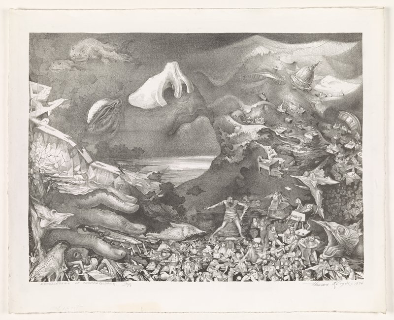 Recollection on Chappaquiddick, Theodore Roszak, 1973