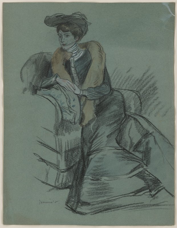 Woman Seated in an Armchair, Pierre-Georges Jeanniot, c. 1900