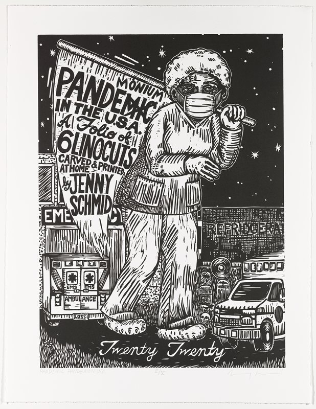 Frontispiece, from Pandemic Pandemonium, Jenny Schmid, 2020