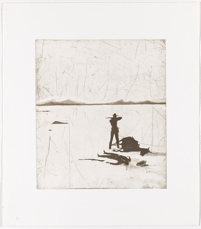 Progressive proof #5, new horizon added, for Montana's Killing Me, David Rathman, 2002