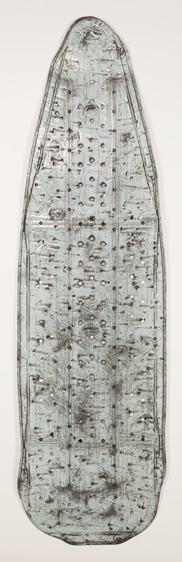 Printing matrix for Dot (top) and Ida Mae (bottom), Willie Cole, 2012