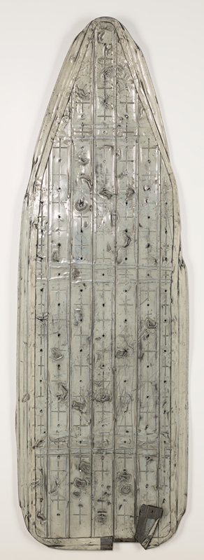 Printing matrix for Queen (top) and Lucy (bottom), Willie Cole, 2012