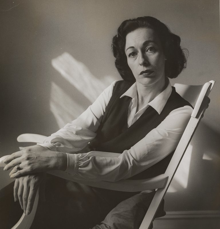Eileen Heckart – seated in chair, Jacques Lowe, c. 1965