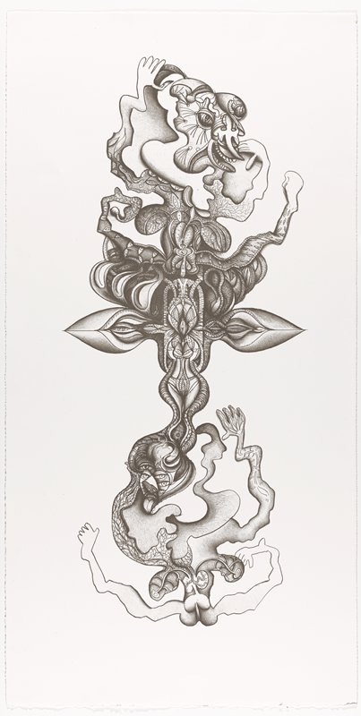 Manic Depressive, Gregory Gillespie, 20th century