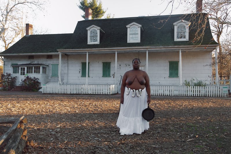 Isabelle, Lefferts House, Brooklyn (Self-portrait), Nona Faustine, 2016