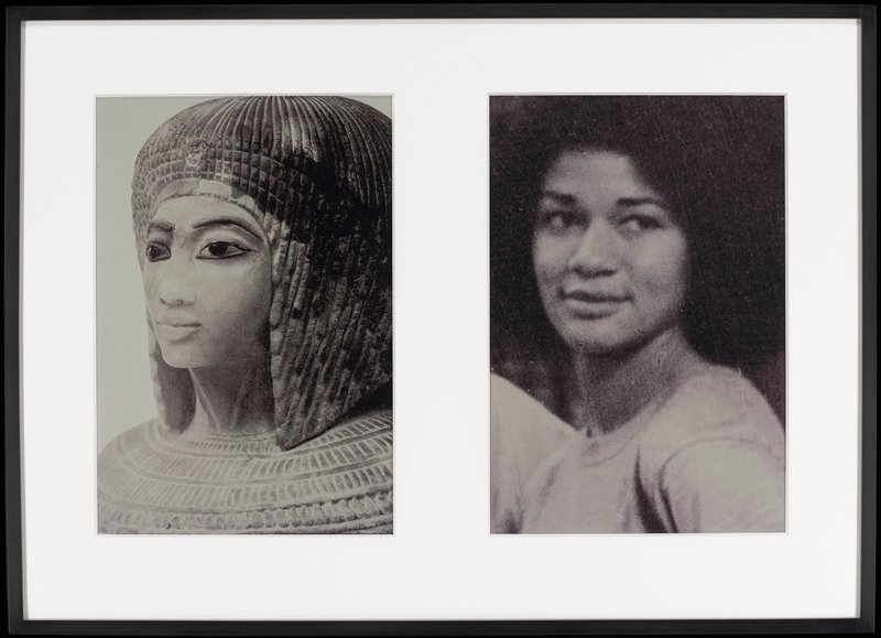 Miscegenated Family Album (Sisters II), L: Nefertiti's daughter Merytaten; R: Devonia's daughter, Lorraine O'Grady, 1980/94