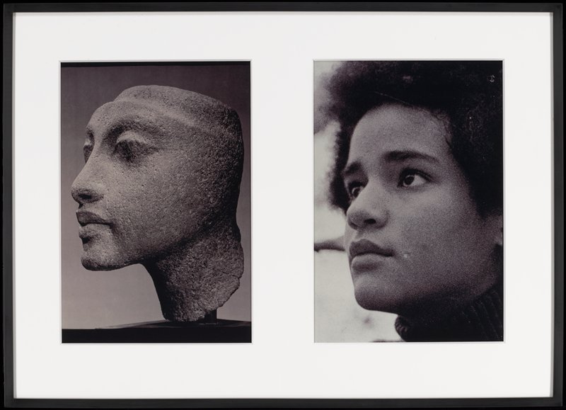 Miscegenated Family Album (Sisters III), L: Nefertiti's daughter, Maketaten; R: Devonia's daughter, Kimberley, Lorraine O'Grady, 1980/94
