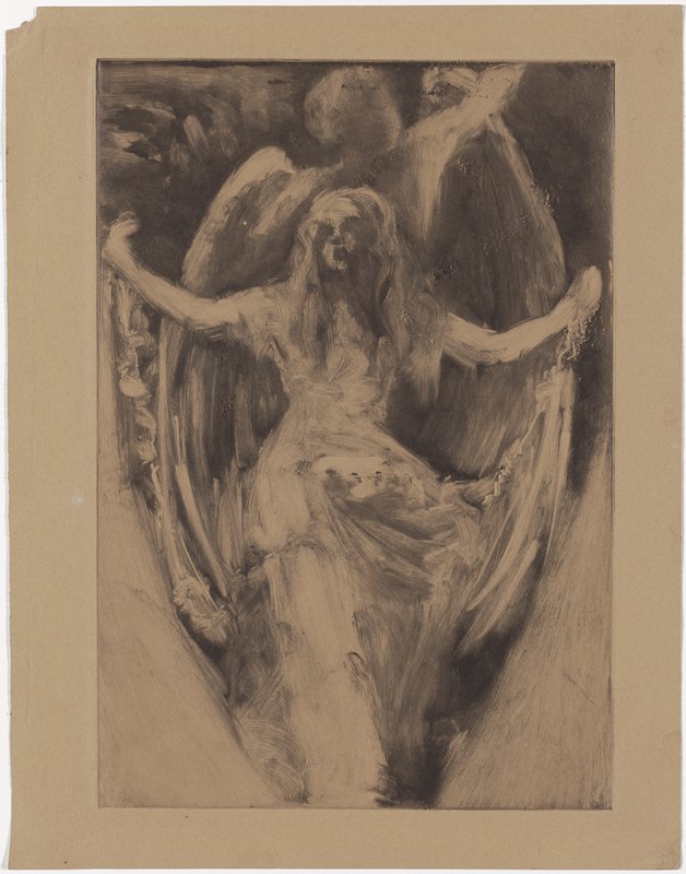 [Ascension, or demonic figure?], early 20th century