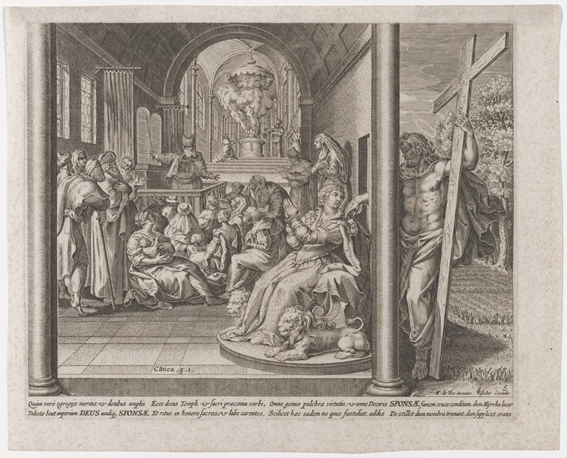Plate 5, from The Song of Solomon, Claes Janz. Visscher II, 1643