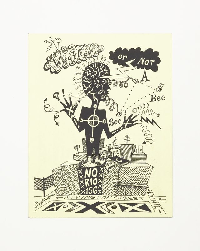 Card/Insert: Weather or NOT A Bee See..., Fly NYC, late 20th–early 21st century