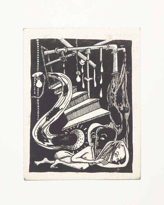 Card/Insert: I WOKE UP IN A HUGE BUILDING..., Fly NYC, June 1992
