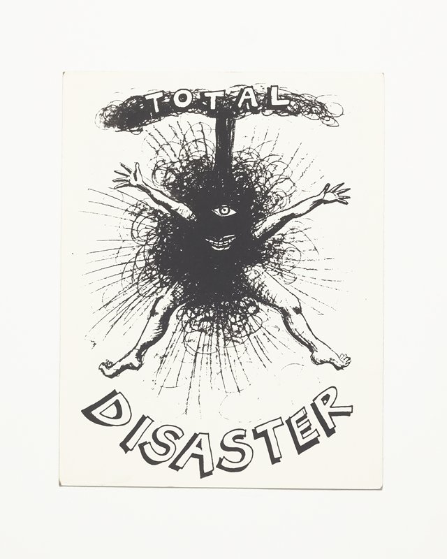 Card/Insert: TOTAL DISASTER, Fly NYC, March 1992
