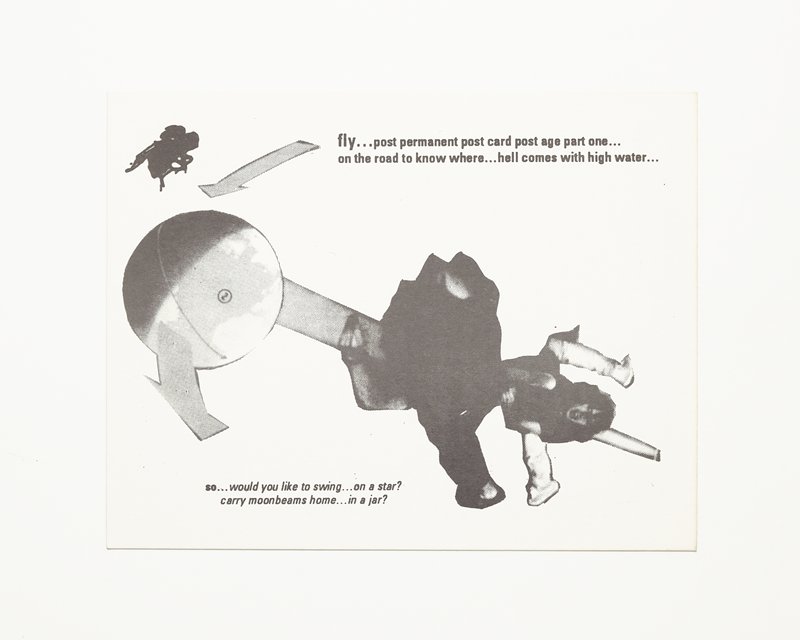 Card/Insert: fly... post permanent post card..., Fly NYC, 20th century