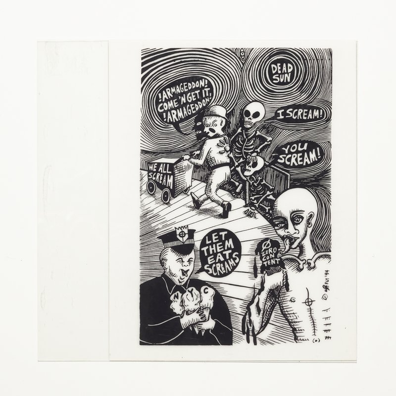 Card/Insert: THE DEAD, Fly NYC, September 1994