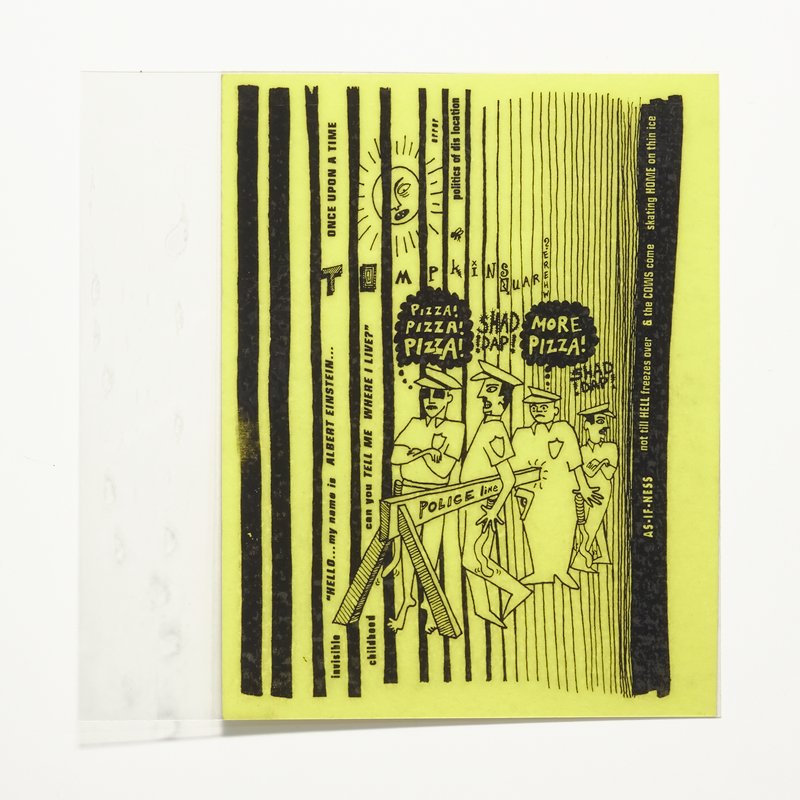 Card/Insert: Myrmidons of the Law..., Fly NYC, late 20th century