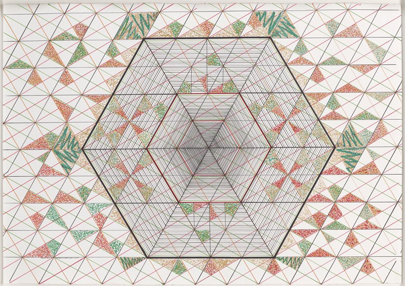 Geometric, Monir Shahroudy Farmanfarmaian, 2014
