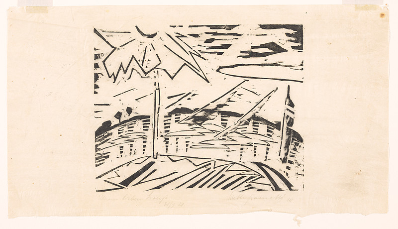 Landscape (Gremsmühlen), Walter Gramatté, 1920