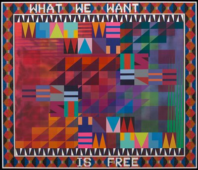 WHAT WE WANT IS FREE, Jeffrey Gibson, 2020