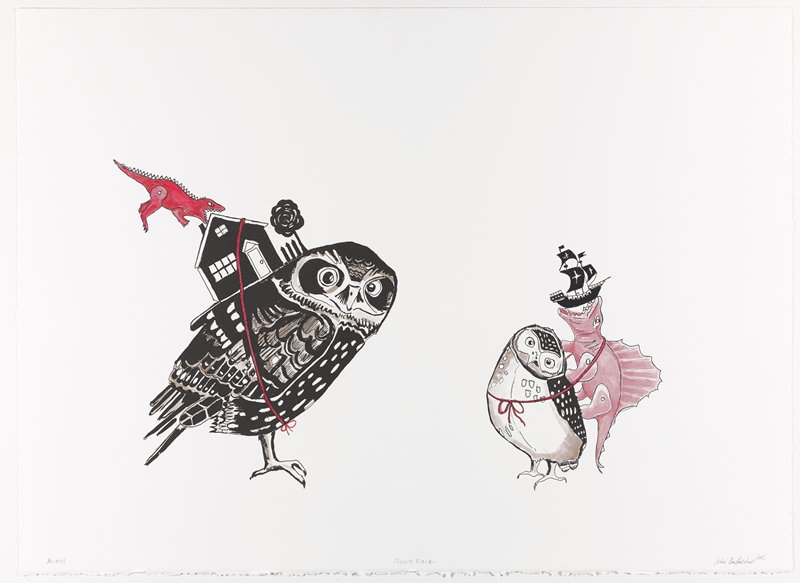 Piggyback, Julie Buffalohead, 2015