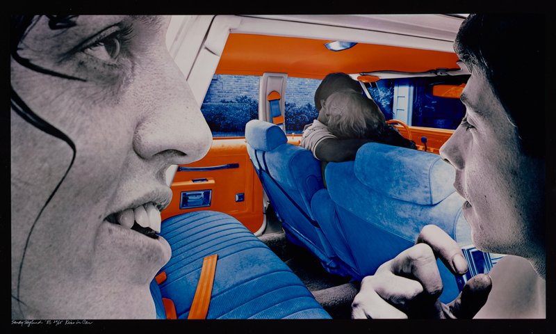Kiss in Car, Sandy Skoglund, 1986
