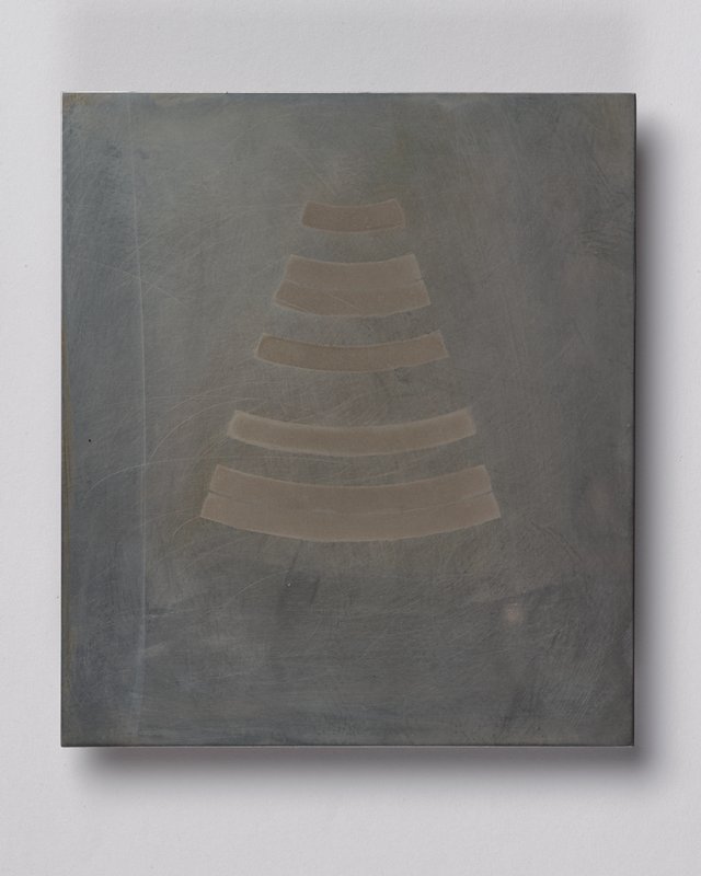 Intaglio printing plate for South, from Cardinal Suite, Stuart Nielsen, 2003