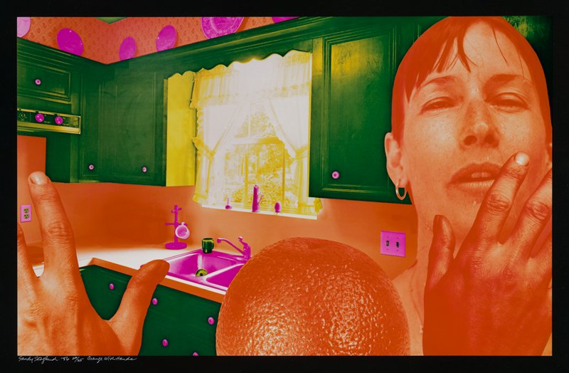 Orange With Hands, Sandy Skoglund, 1986