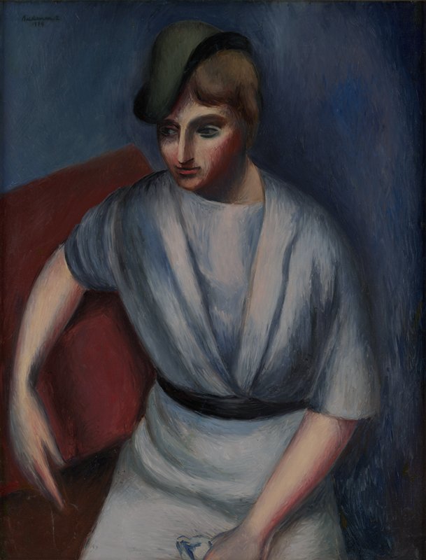 Portrait of Laura Soltze, Charles Biederman, 1934